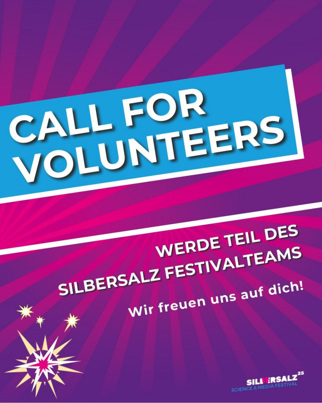 Wir suchen Volunteers, die uns in mehreren Bereichen vor und während des Festivals helfen. Werdet Teil unseres Teams – wir freuen uns schon auf die Zusammenarbeit mit euch!