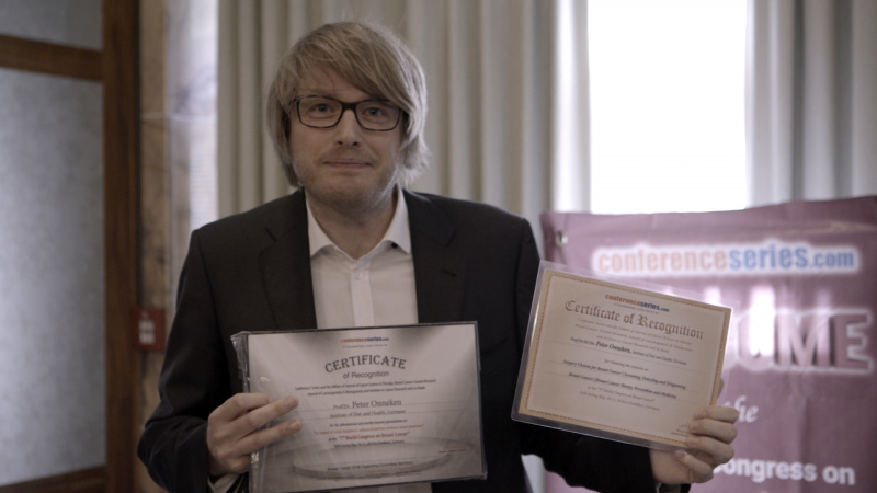 Professor Fake - When Scientist Cheat (credit: WDR2018 / Jean-Marc Junge) Professor Fake - When Scientist Cheat