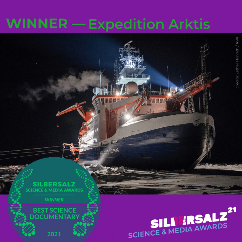 Expedition Arktis – Winner of SILBERSALZ Science & Media Award Expedition Arktis – Winner of SILBERSALZ Science & Media Award